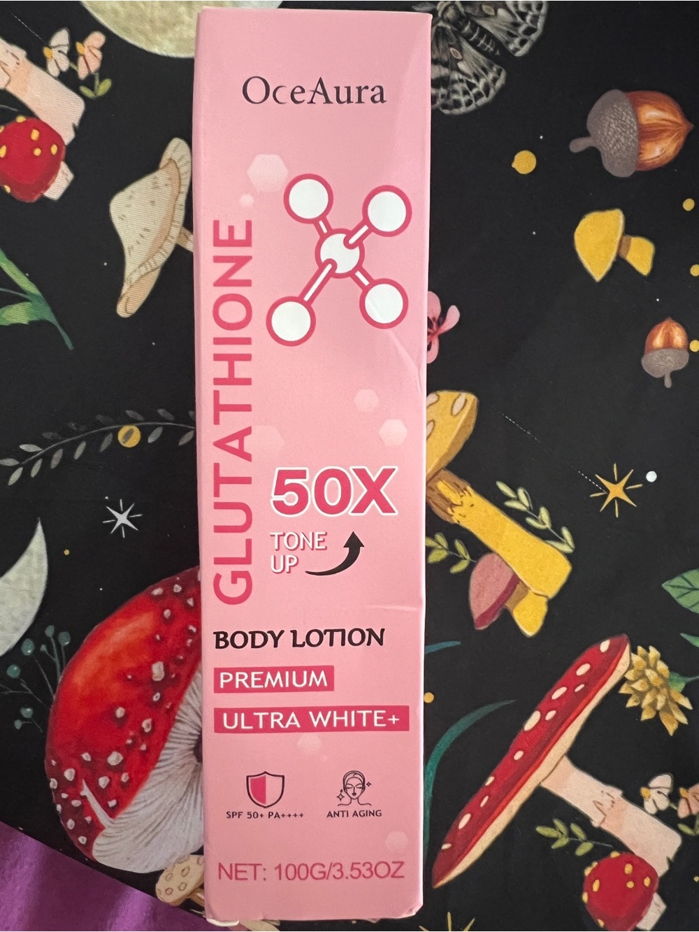 OceAura Pink Glutathione 50X Tone-Up Body Lotion